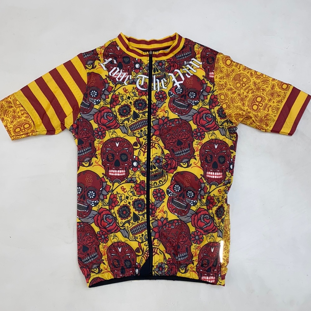 Men’s Cycling Jersey - Love The Pain USC custom design